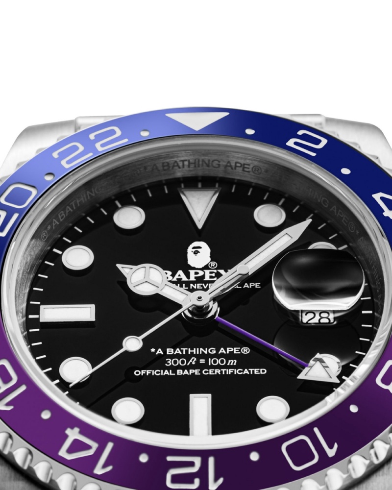 Montre Bape TYPE 2 BAPEX? Bleu Homme | XAD-72078832